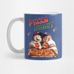 Cats Pizza Night Mug